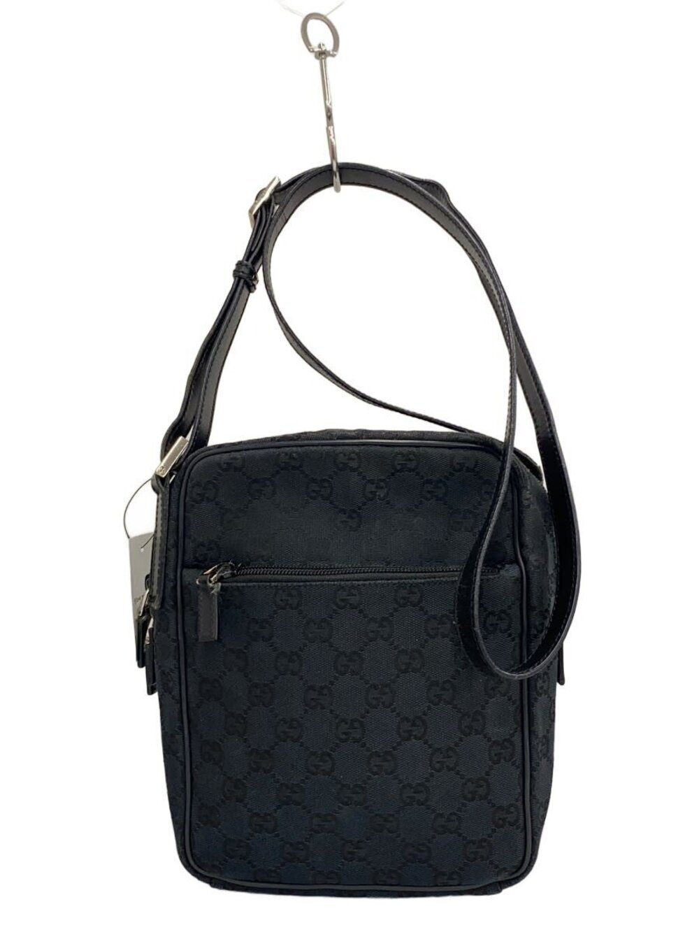 Gucci Canvas Over Shoulder Bag Black